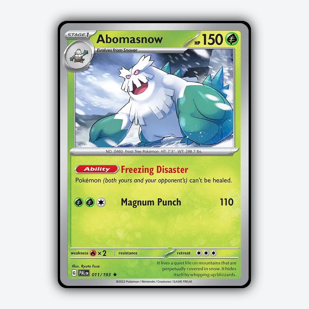 Abomasnow 011/193 - Paldea Evolved Set - Card Rug