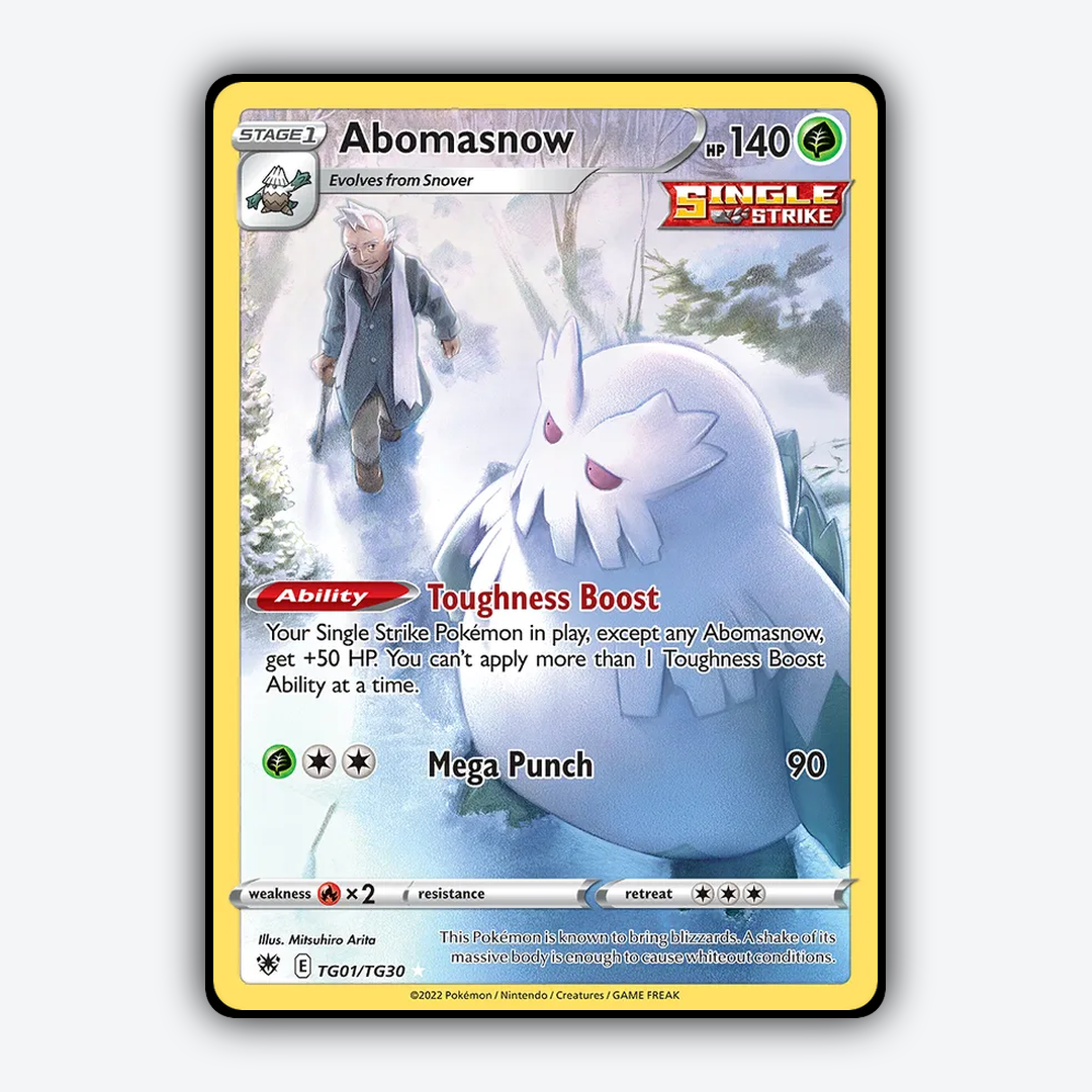 Abomasnow TG001/30 - TG001/30 Astral Radiance Trainer Gallery Set - Card Rug
