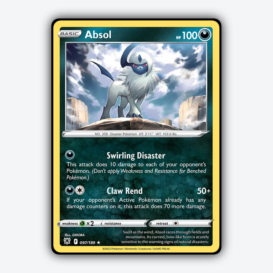 Absol 097/189 - Astral Radiance Set - Card Rug