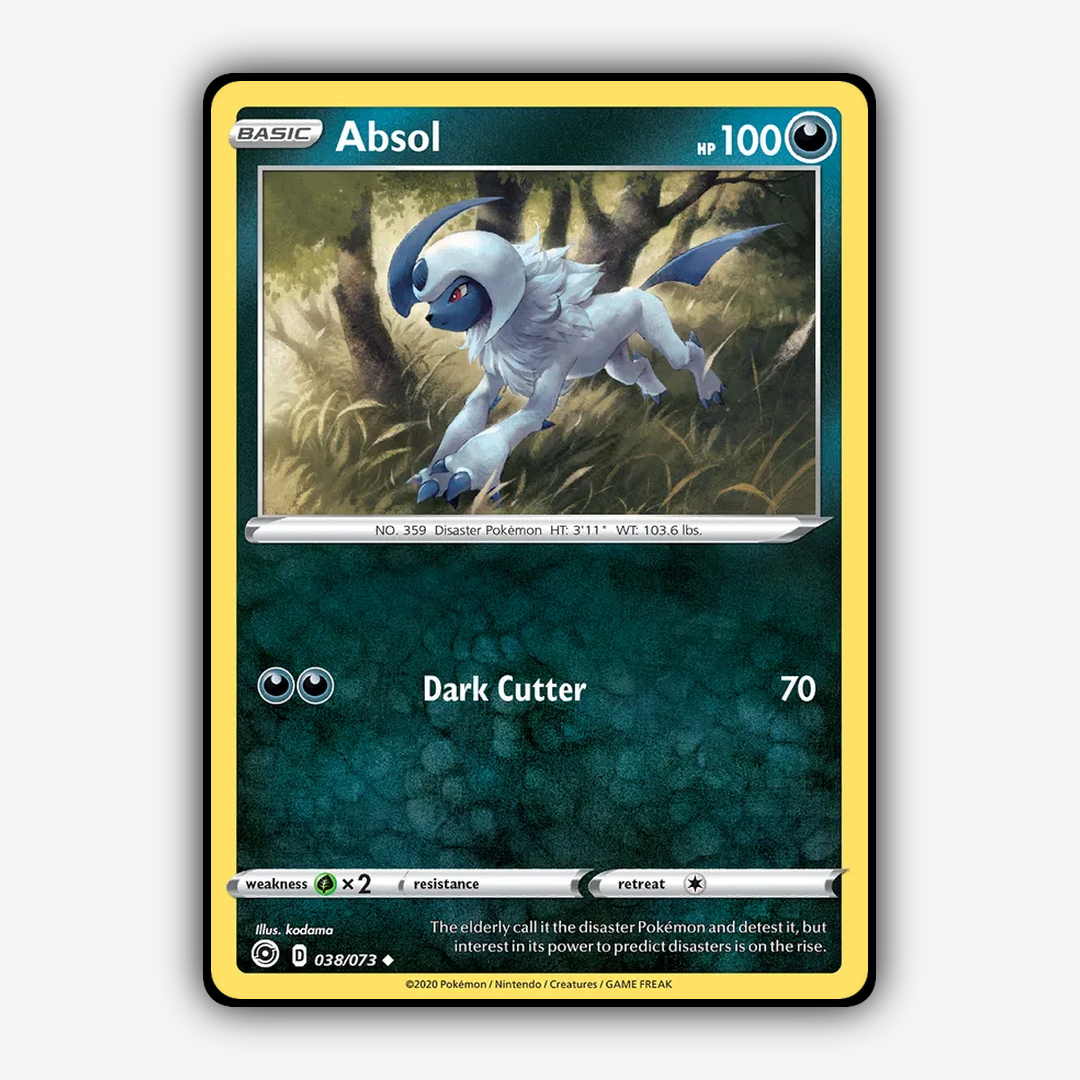 Absol 038/73 - Champion's Path Set - Card Rug