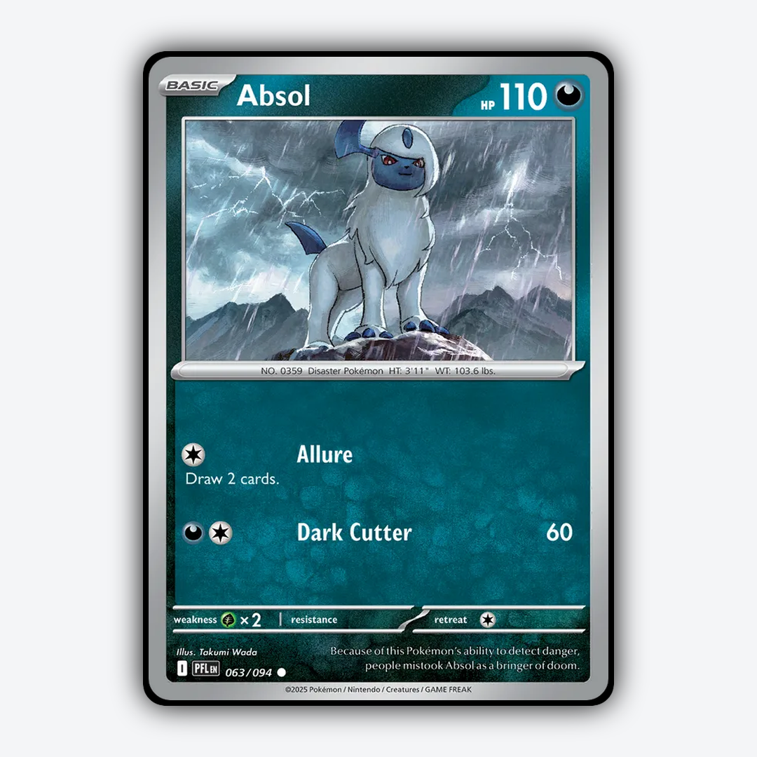 Absol 063/094 - Phantasmal Flames Set - Card Rug