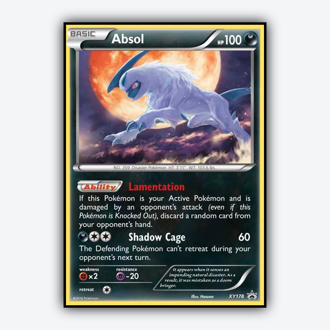 Absol #178 - XY Black Star Promos Set - Card Rug