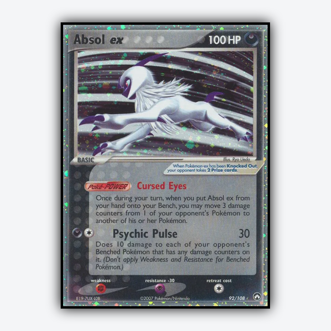 Absol ex 092/108 - Power Keepers Set - Card Rug
