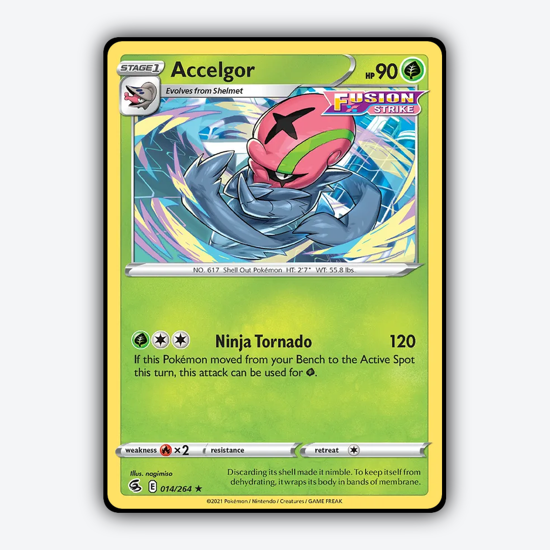 Accelgor 014/264 - Fusion Strike Set - Card Rug