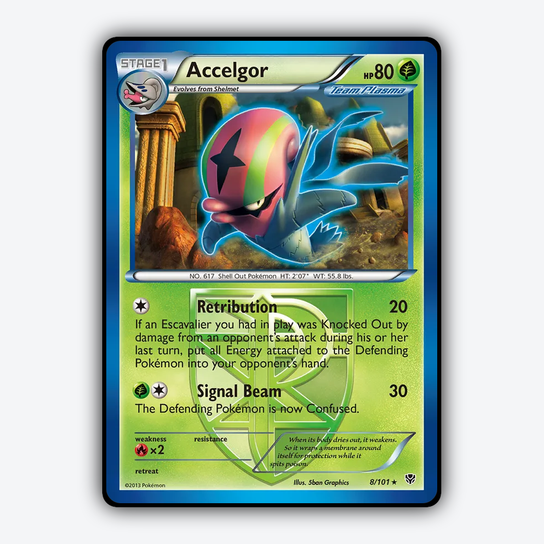 Accelgor 008/101 - Plasma Blast Set - Card Rug