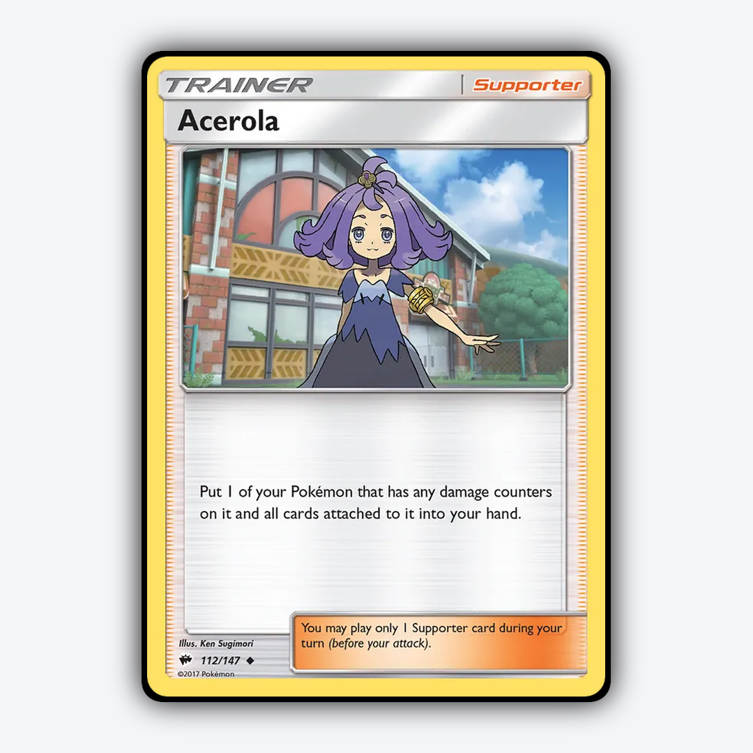 Acerola 112/147 - Burning Shadows Set - Card Rug