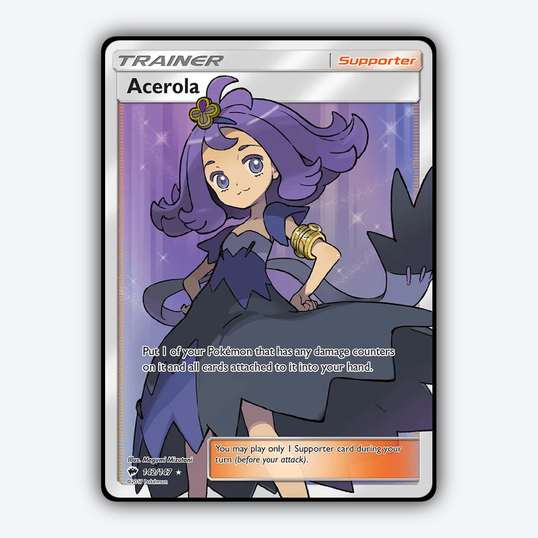 Acerola 142/147 - Burning Shadows Set - Card Rug