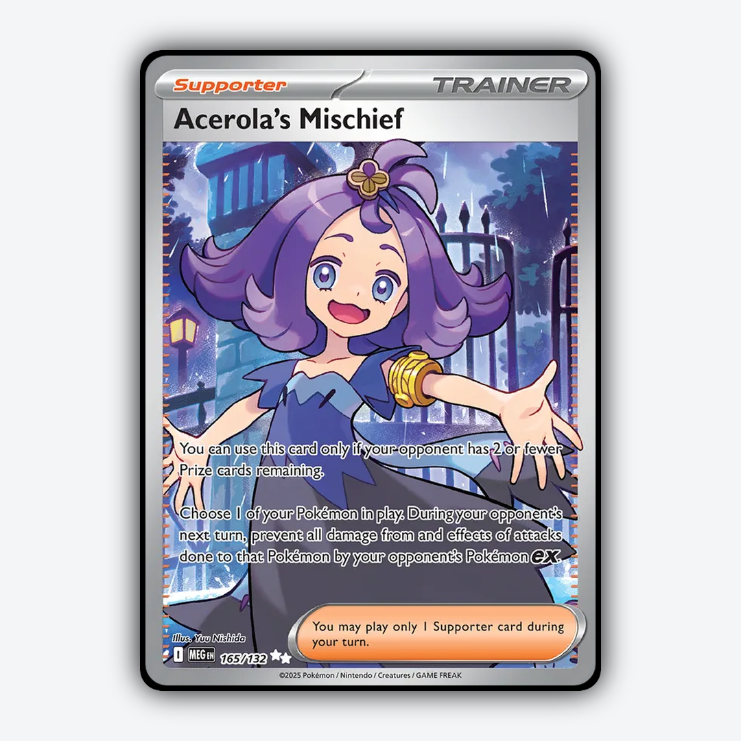 Acerola's Mischief #165 - Mega Evolution Set - Card Rug