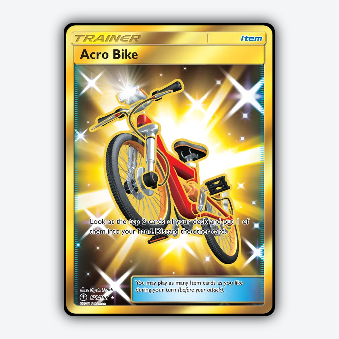 Acro Bike 178/168 - Celestial Storm Set - Card Rug