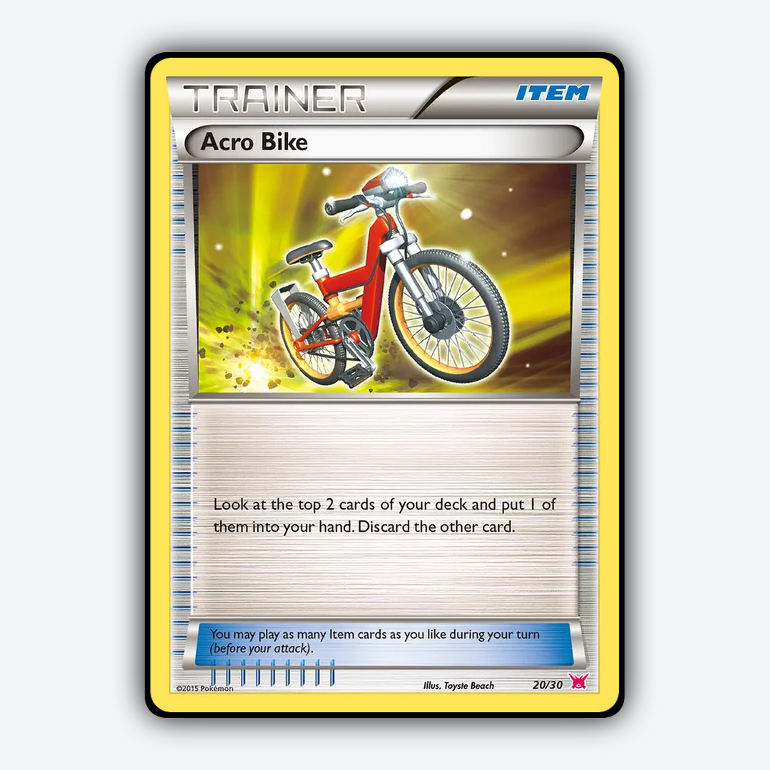 Acro Bike 020/30 - XY Trainer Kit Latias Set - Card Rug