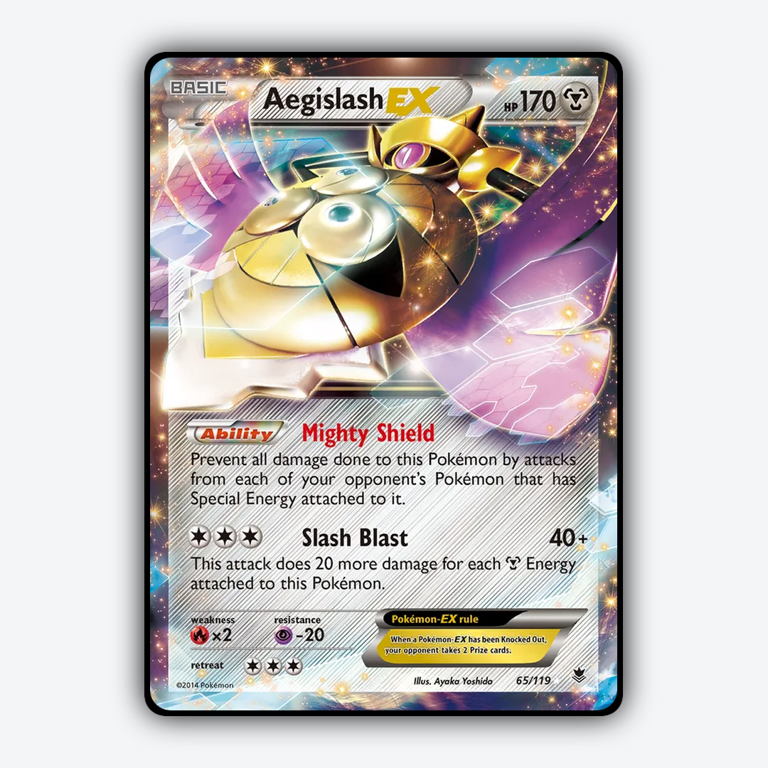 Aegislash-EX 065/119 - Phantom Forces Set - Card Rug