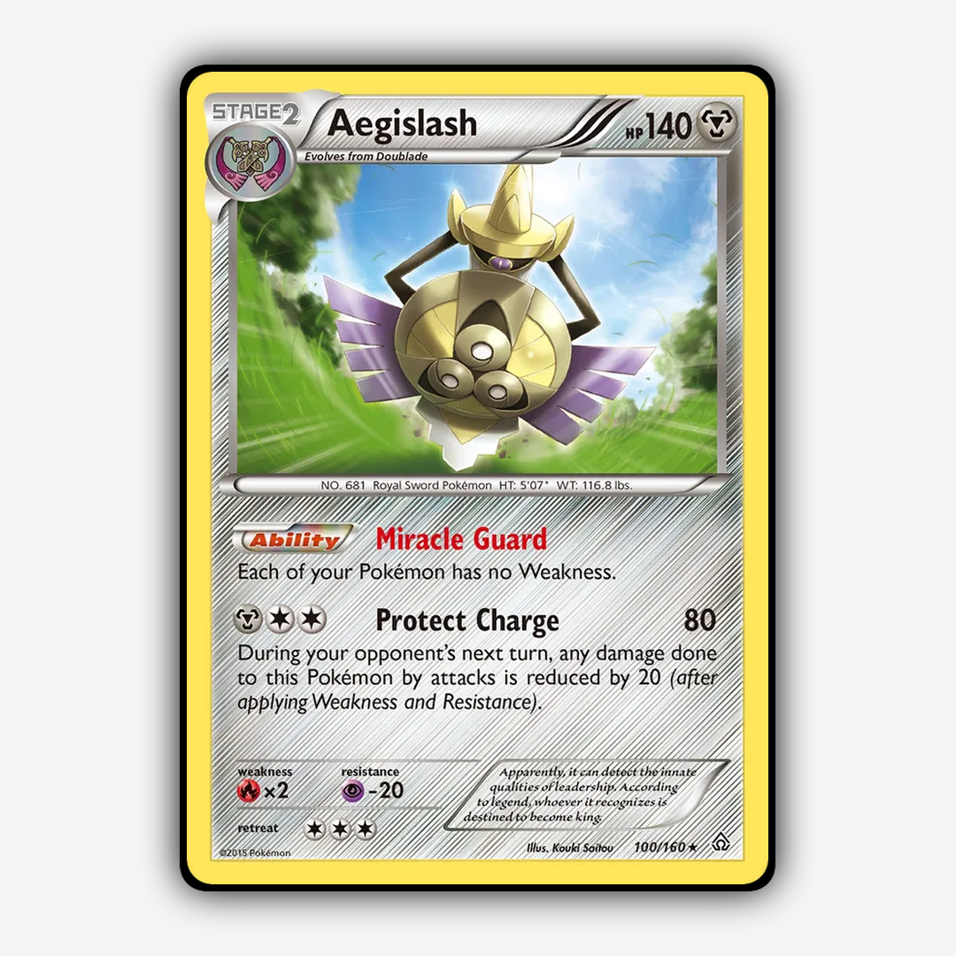 Aegislash 100/160 - Primal Clash Set - Card Rug