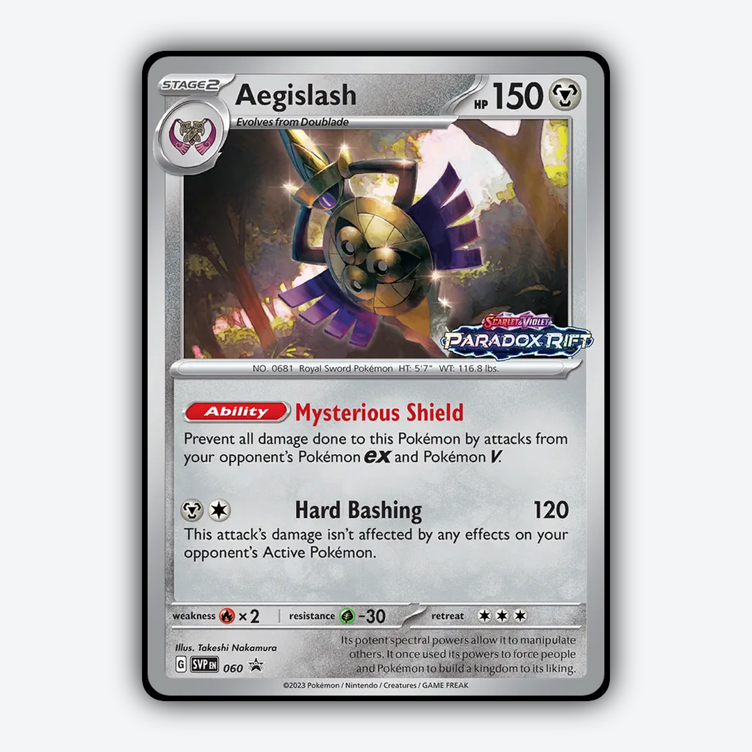 Aegislash #60 - Scarlet & Violet Black Star Promos Set - Card Rug