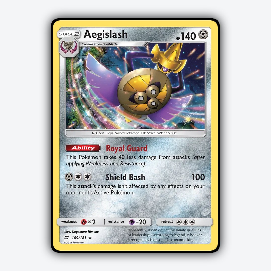 Aegislash 109/181 - Team Up Set - Card Rug