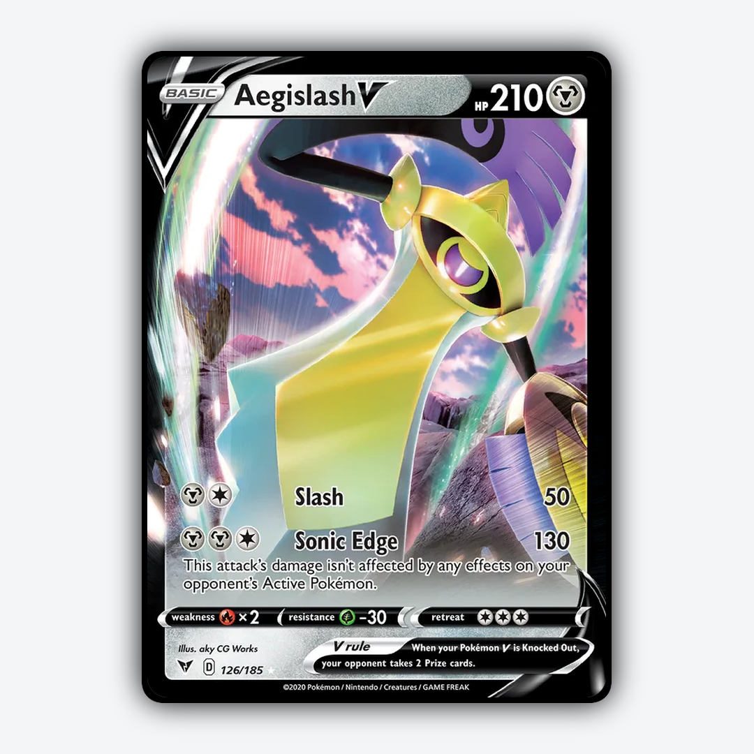 Aegislash V 126/185 - Vivid Voltage Set - Card Rug