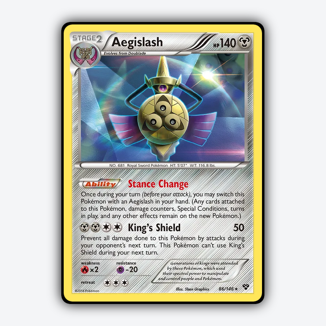 Aegislash 086/146 - XY Set - Card Rug