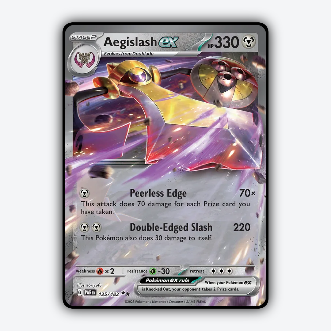 Aegislash ex #135 - Paradox Rift Set - Card Rug