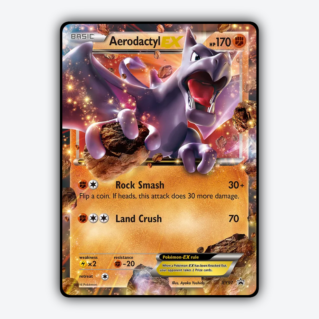 Aerodactyl-EX #97 - XY Black Star Promos Set - Card Rug