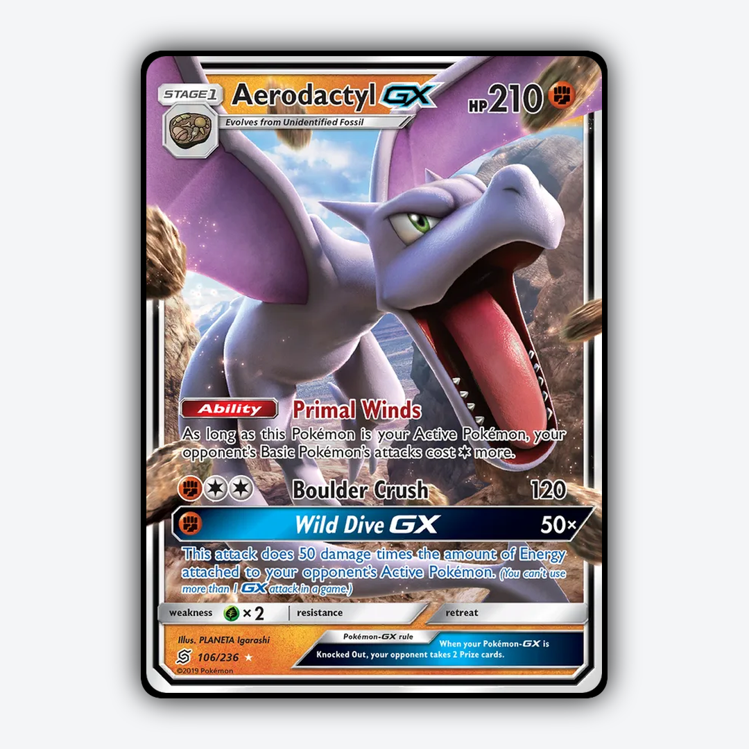 Aerodactyl-GX 106/236 - Unified Minds Set - Card Rug