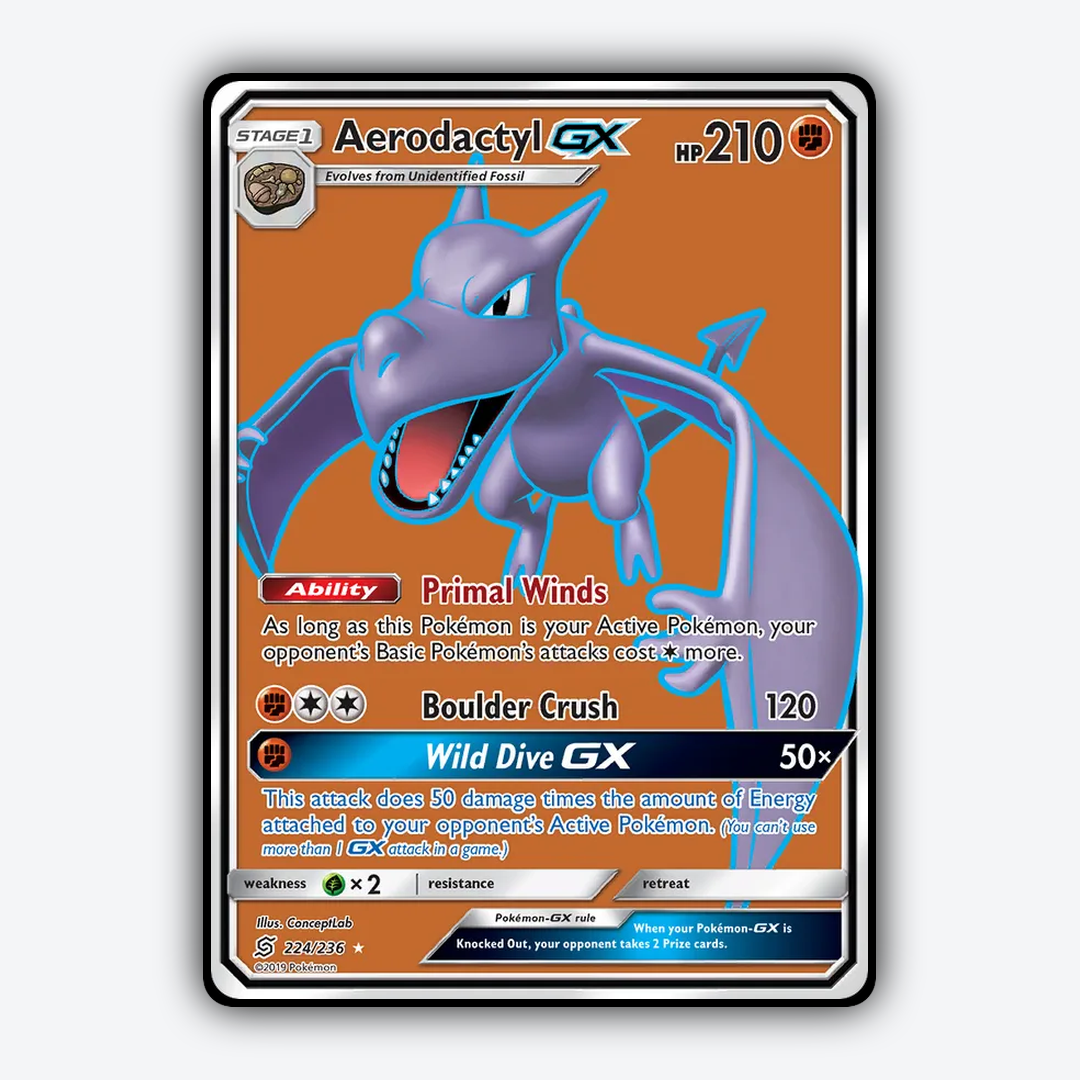 Aerodactyl-GX 224/236 - Unified Minds Set - Card Rug
