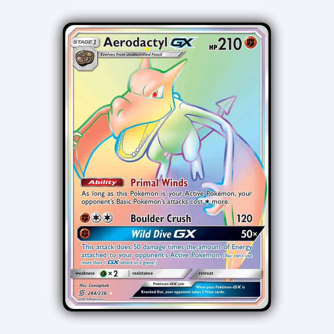 Aerodactyl-GX 244/236 - Unified Minds Set - Card Rug