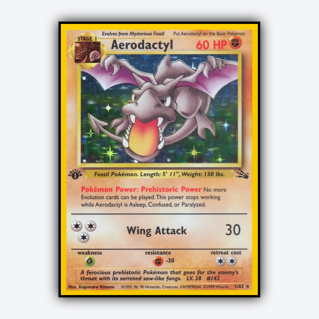 Aerodactyl 001/62 - Fossil Set - Card Rug