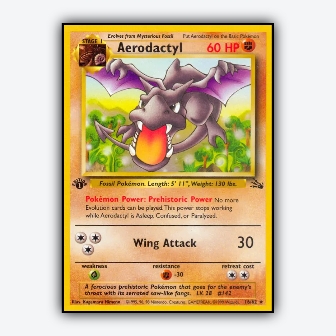 Aerodactyl 016/62 - Fossil Set - Card Rug