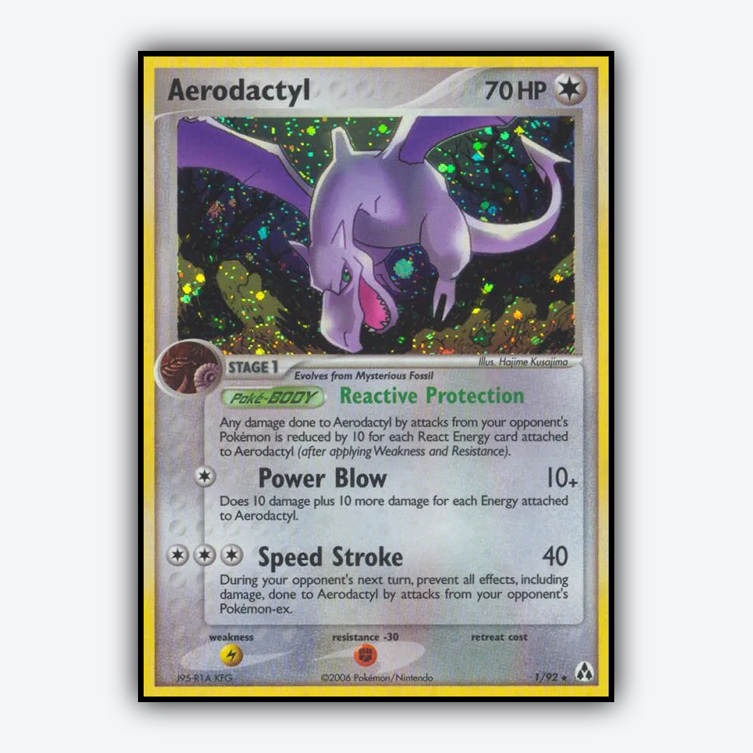 Aerodactyl 001/92 - Legend Maker Set - Card Rug