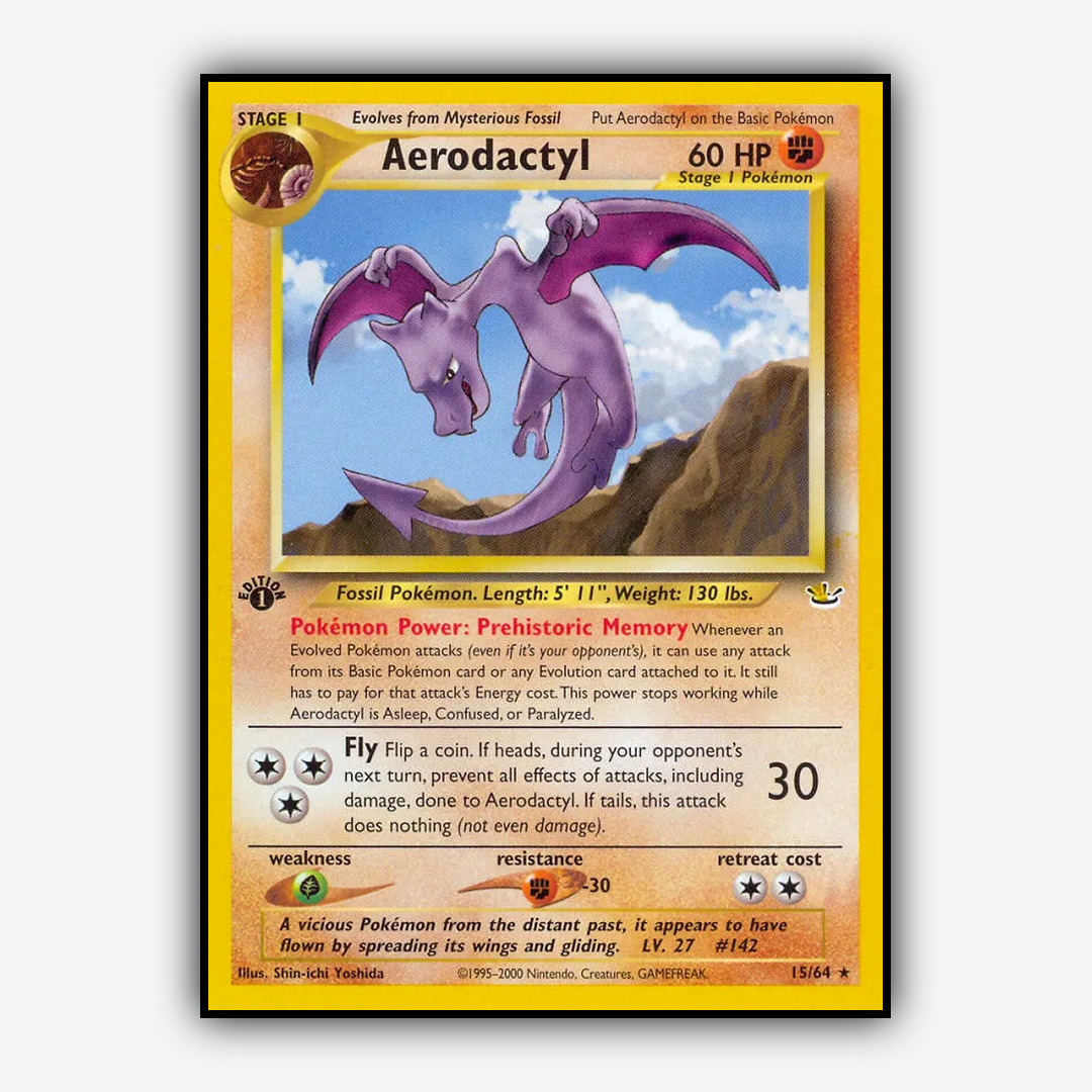 Aerodactyl 015/64 - Neo Revelation Set - Card Rug