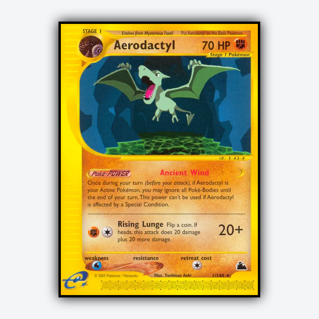 Aerodactyl 001/144 - Skyridge Set - Card Rug