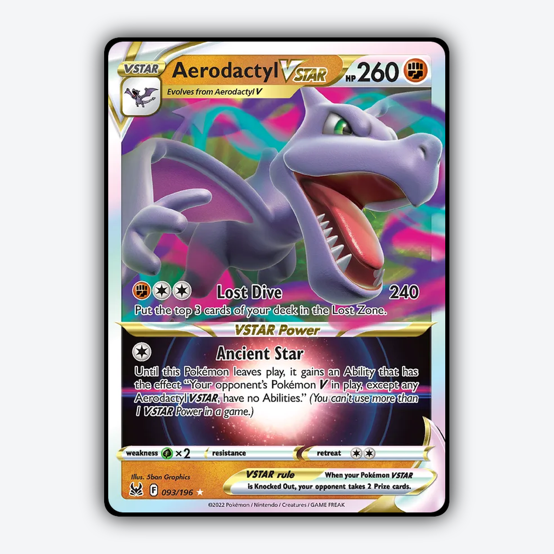 Aerodactyl VSTAR 093/196 - Lost Origin Set - Card Rug