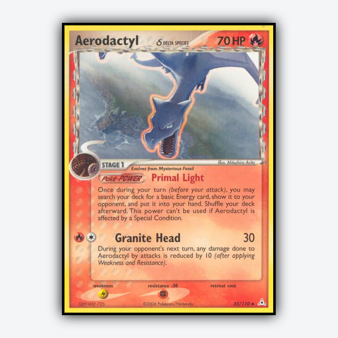 Aerodactyl δ 035/110 - Holon Phantoms Set - Card Rug