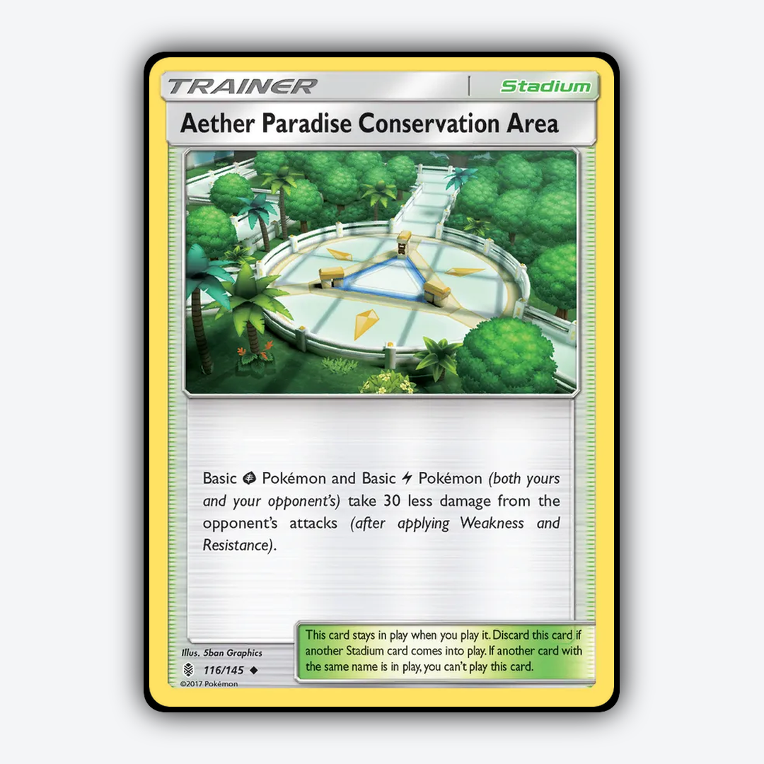 Aether Paradise Conservation Area 116/145 - Guardians Rising Set - Card Rug