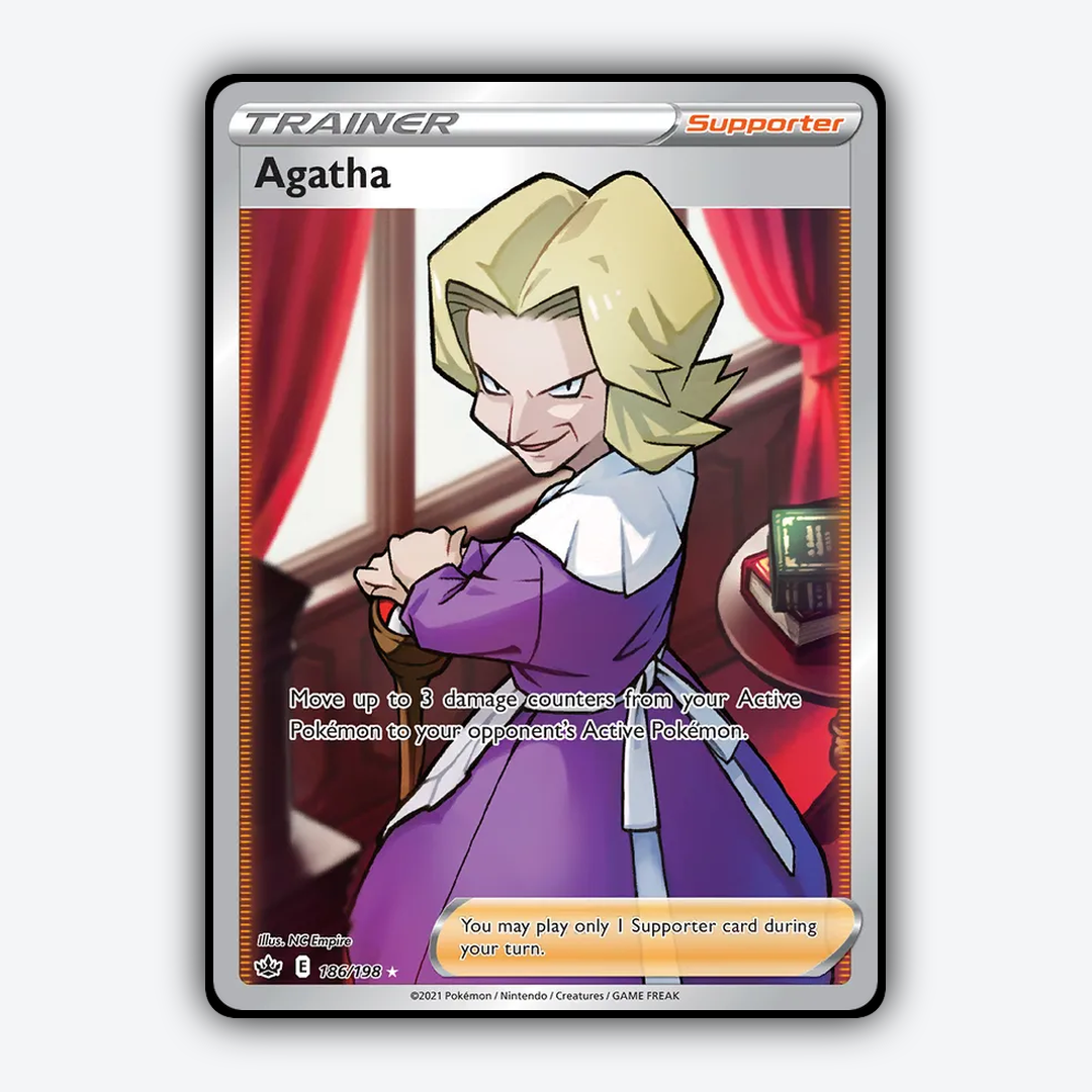 Agatha 186/198 - Chilling Reign Set - Card Rug