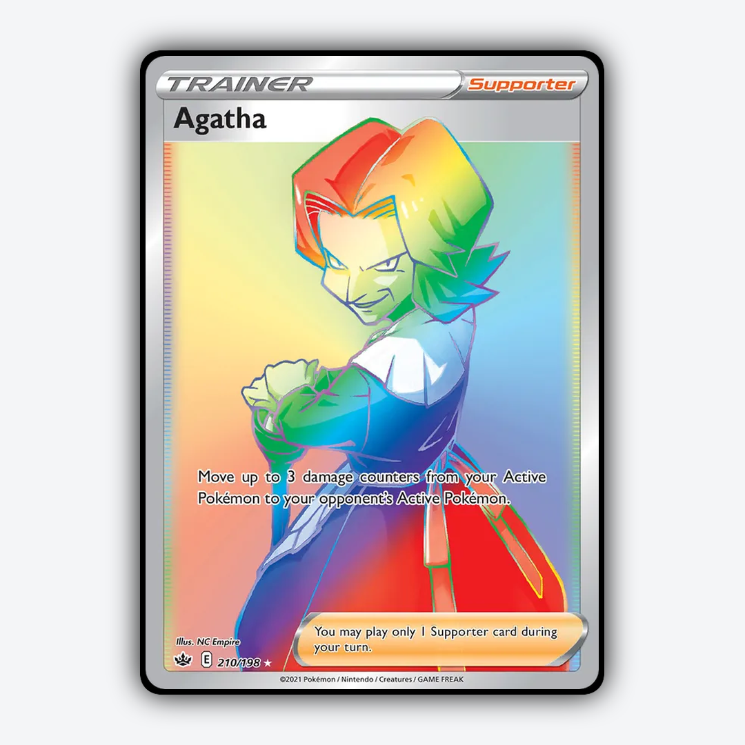 Agatha 210/198 - Chilling Reign Set - Card Rug