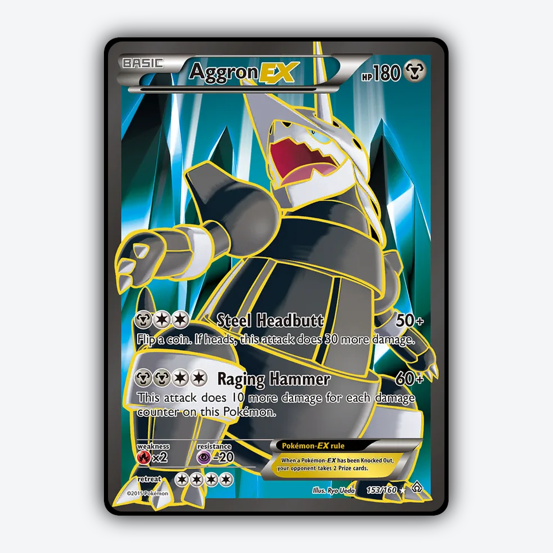 Aggron-EX 153/160 - Primal Clash Set - Card Rug