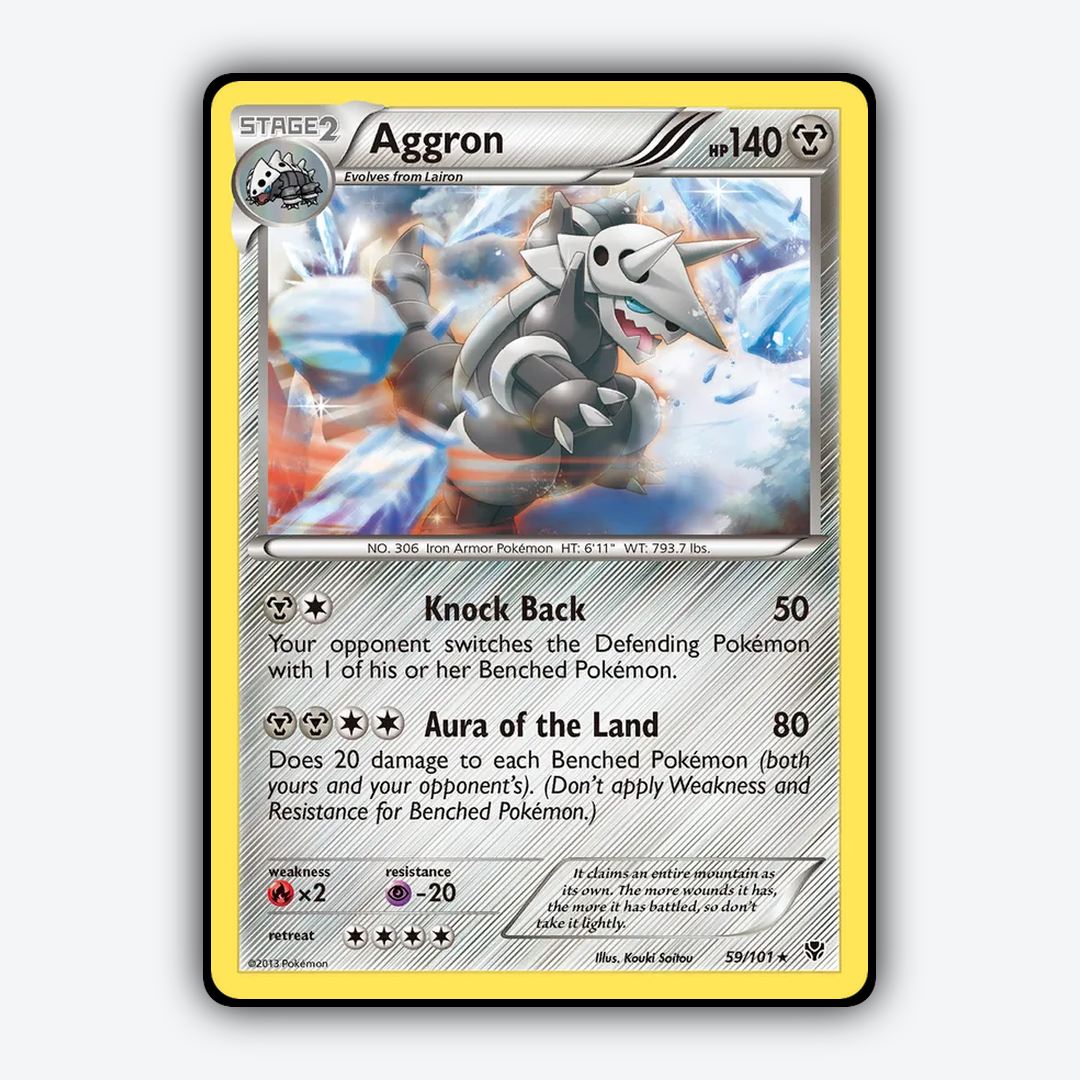 Aggron 059/101 - Plasma Blast Set - Card Rug