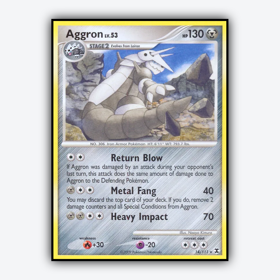 Aggron 014/111 - Rising Rivals Set - Card Rug