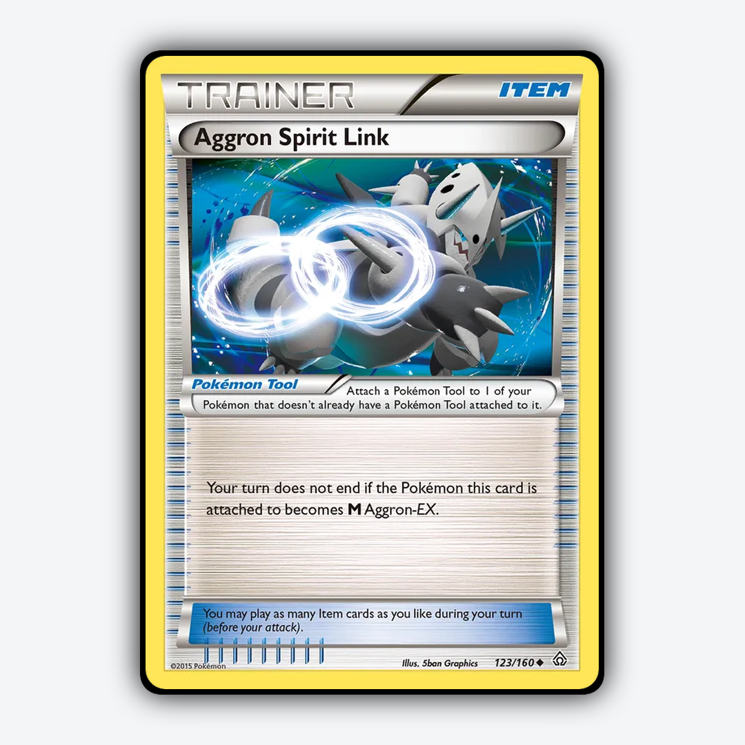Aggron Spirit Link 123/160 - Primal Clash Set - Card Rug
