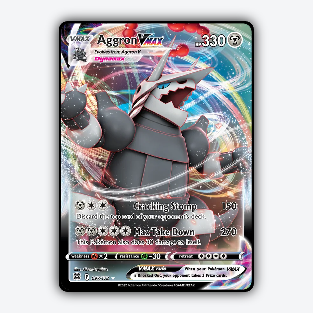 Aggron VMAX 097/172 - Brilliant Stars Set - Card Rug