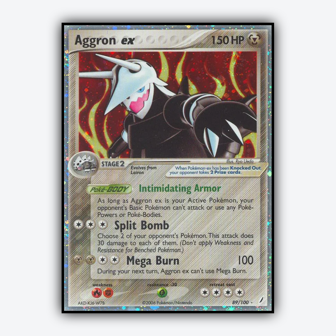 Aggron ex 089/100 - Crystal Guardians Set - Card Rug