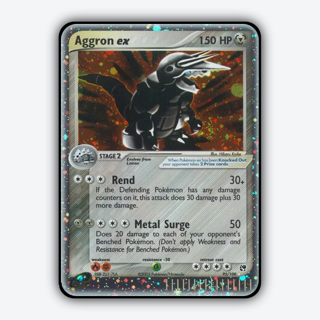 Aggron ex 095/100 - Sandstorm Set - Card Rug