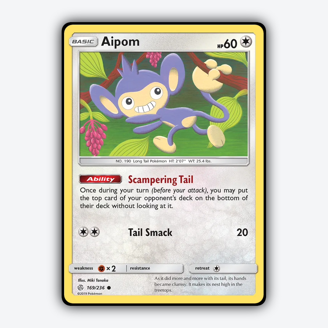 Aipom 169/236 - Cosmic Eclipse Set - Card Rug