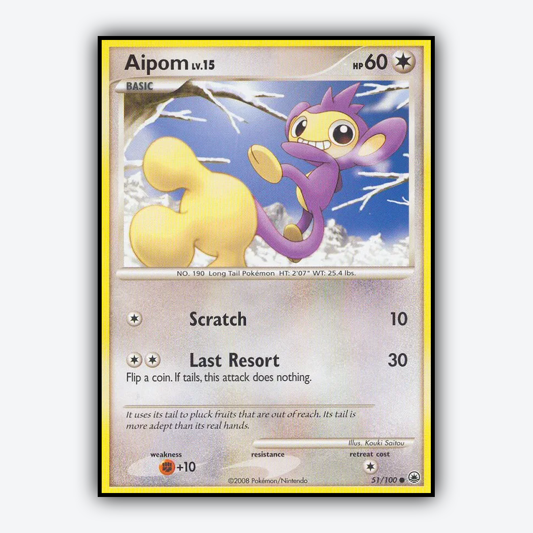 Aipom 051/100 - Majestic Dawn Set - Card Rug