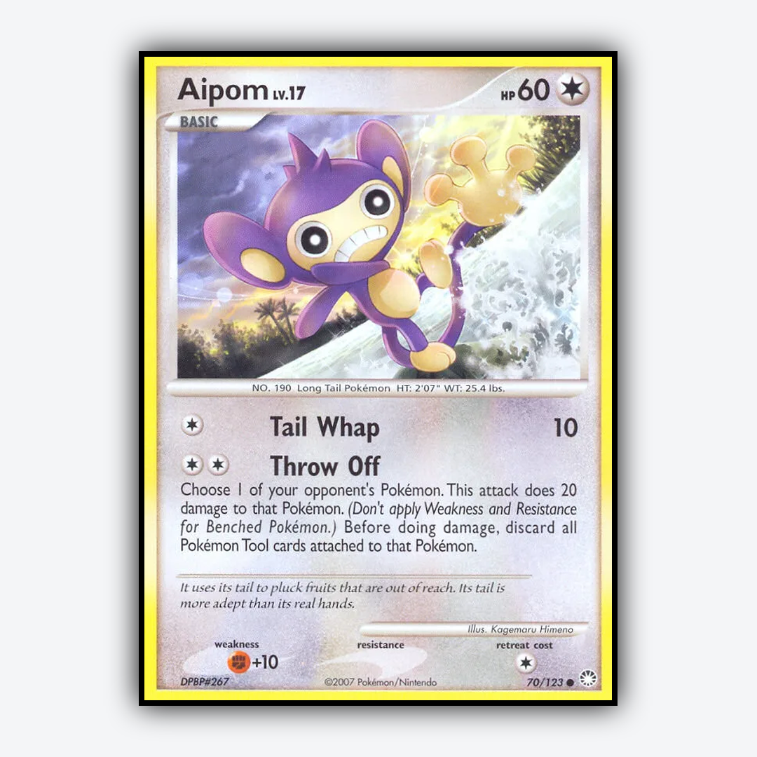 Aipom 070/123 - Mysterious Treasures Set - Card Rug