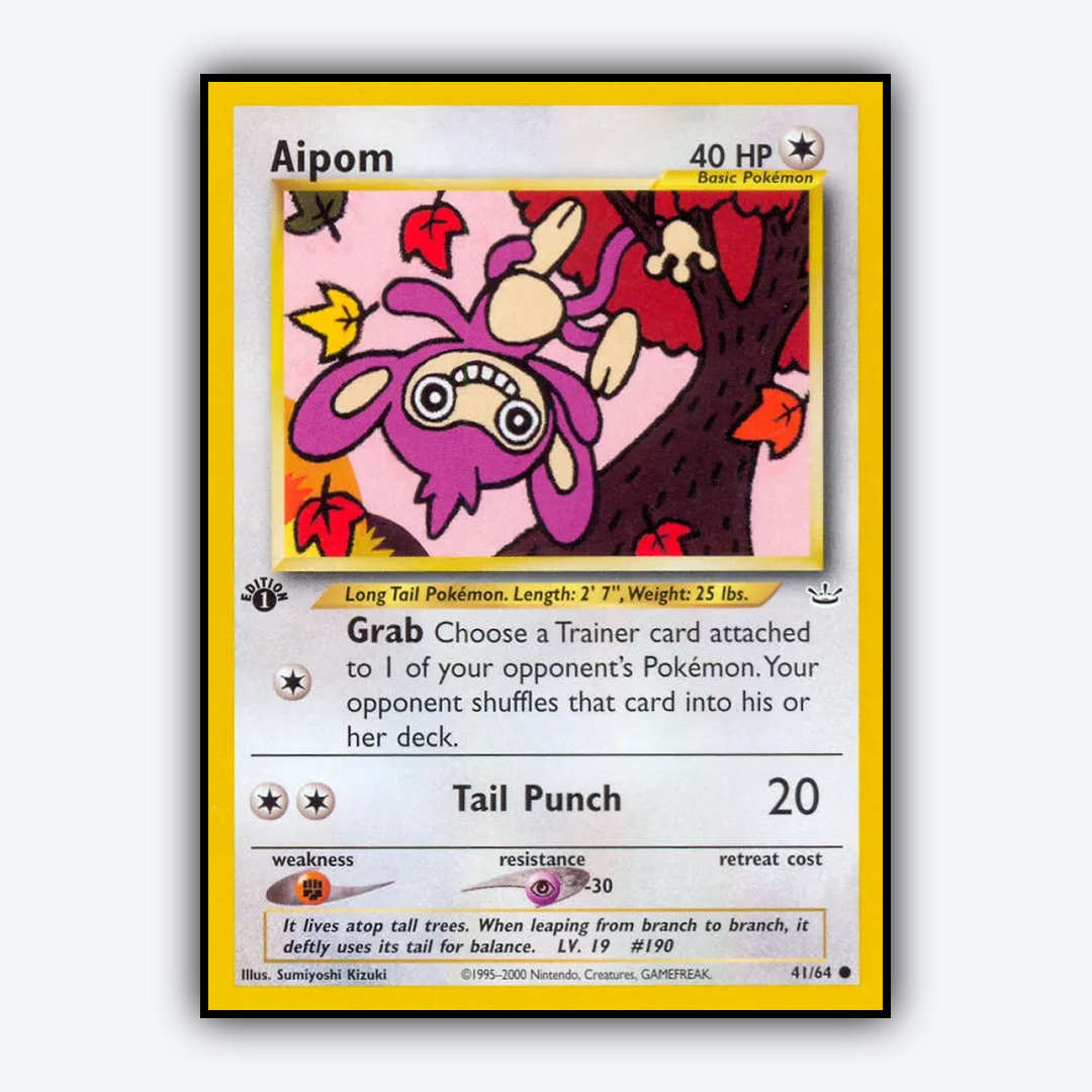 Aipom 041/64 - Neo Revelation Set - Card Rug