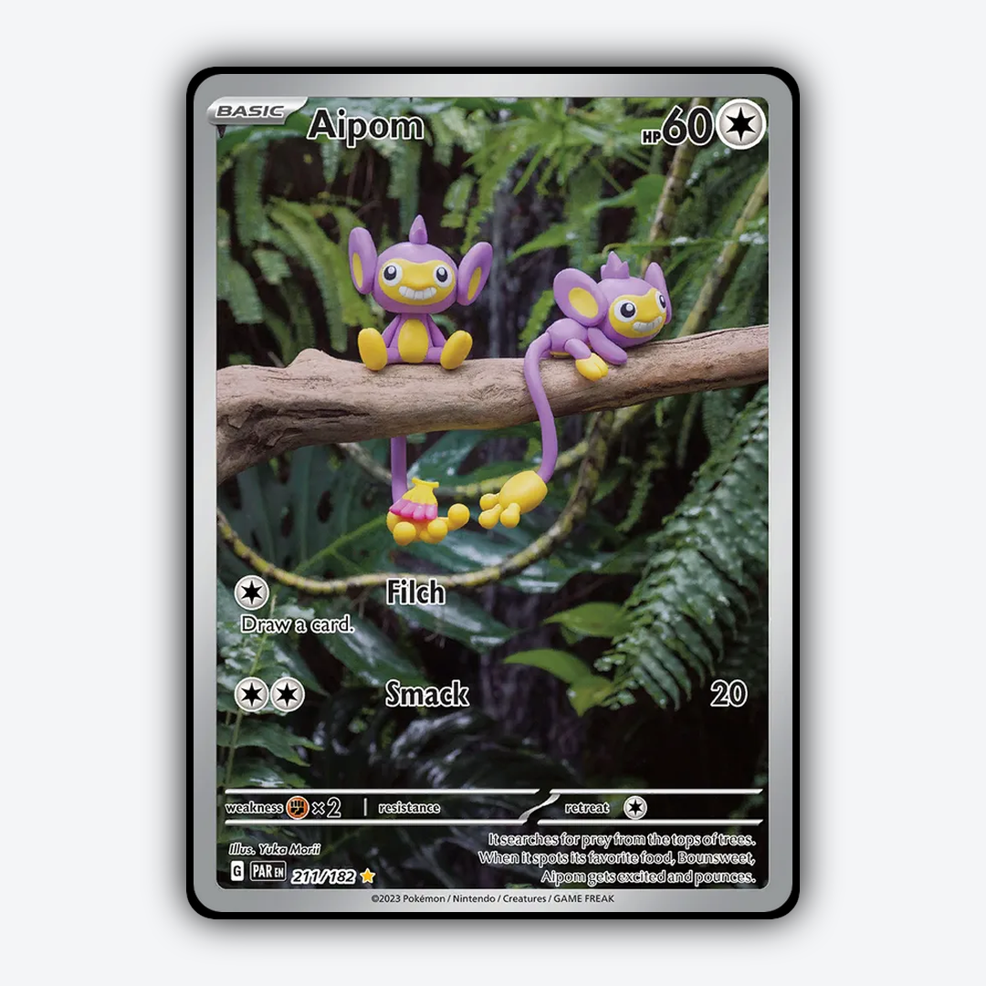 Aipom #211 - Paradox Rift Set - Card Rug