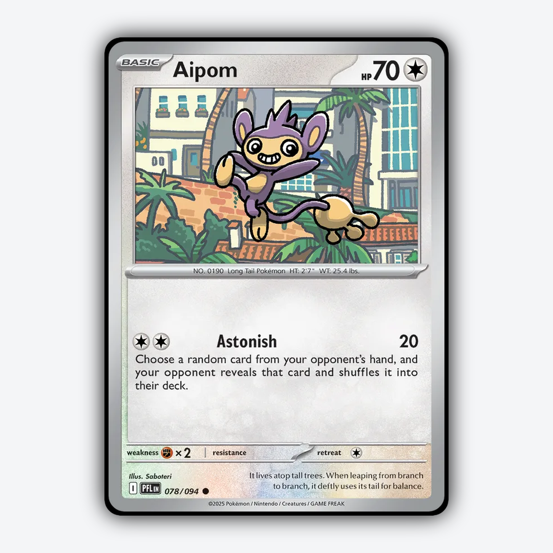 Aipom 078/094 - Phantasmal Flames Set - Card Rug