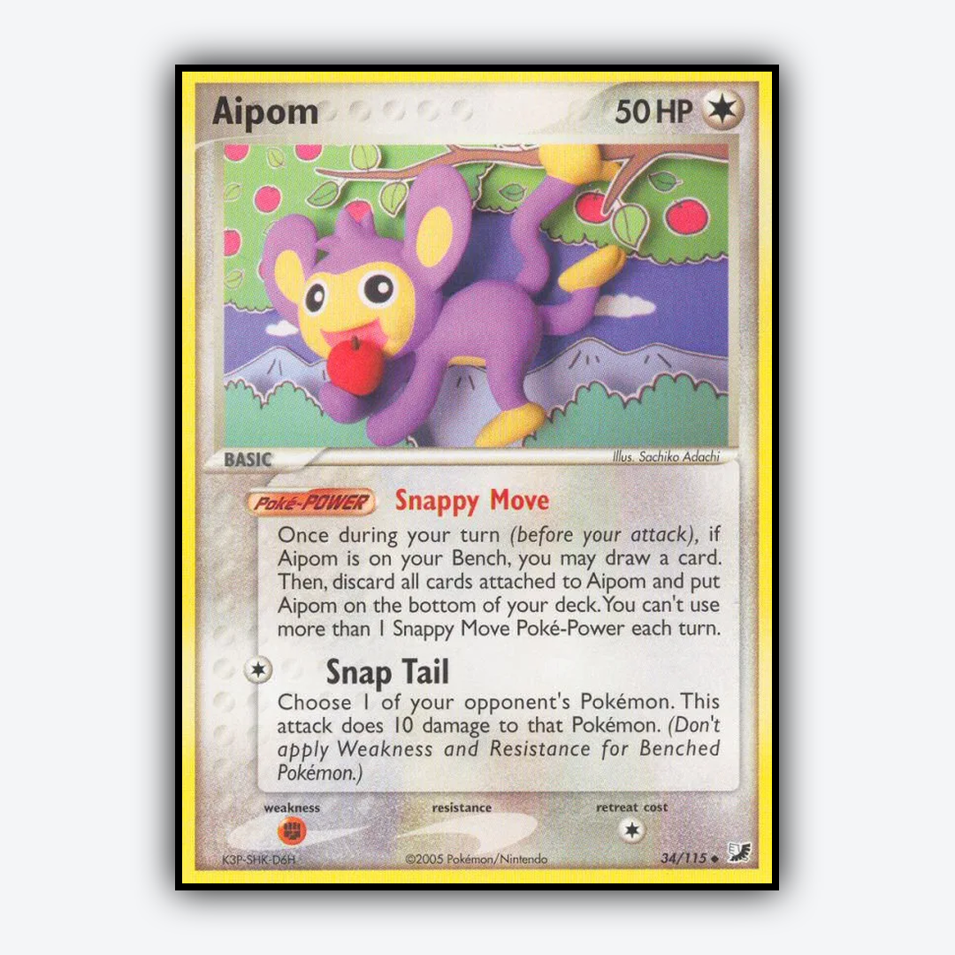 Aipom 034/115 - Unseen Forces Set - Card Rug
