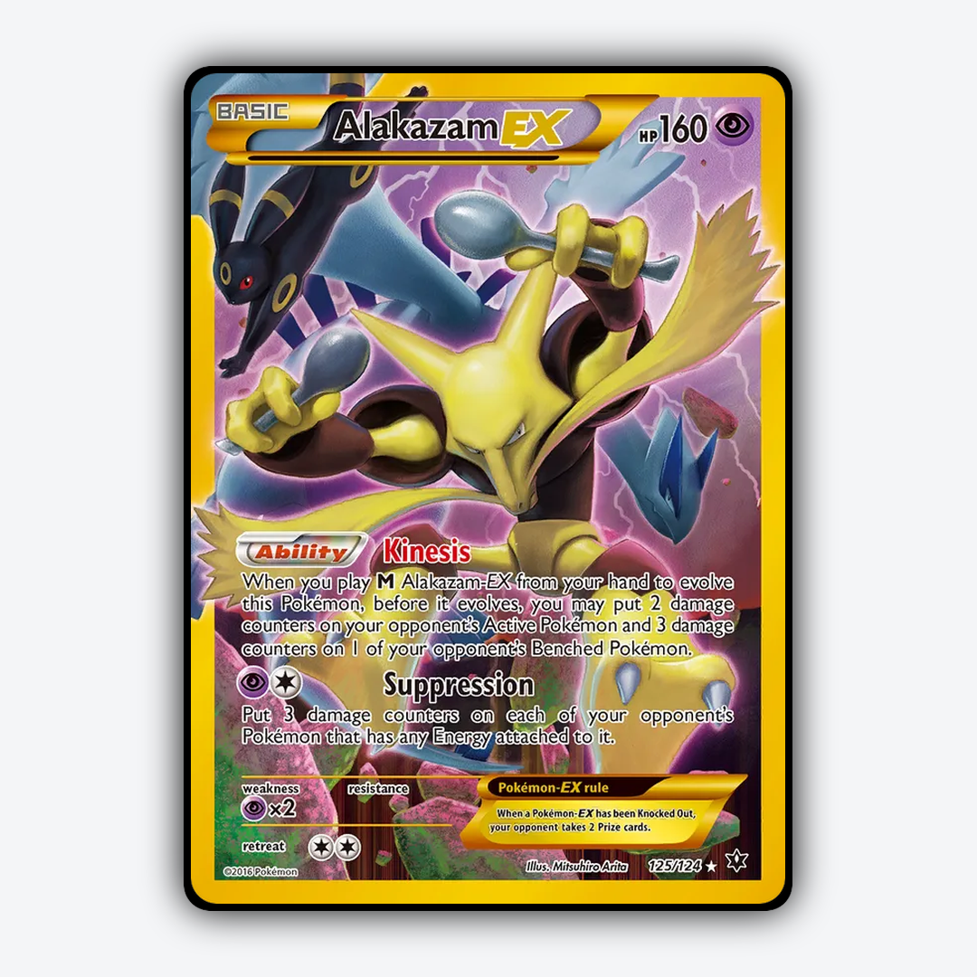 Alakazam-EX 125/124 - Fates Collide Set - Card Rug